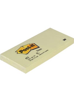 Post It 3M Note Paper 38 x 51 mm Yellow 3x100 Sheets (653)  - Image 2