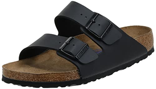 Birkenstock Unisex Arizona Sandals, Black Birko-Flor 42 Regular - Image 5