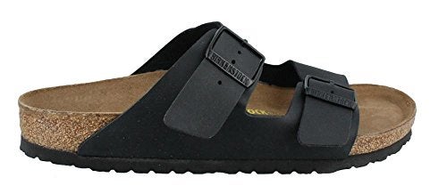 Birkenstock Unisex Arizona Sandals, Black Birko-Flor 42 Regular - Image 2