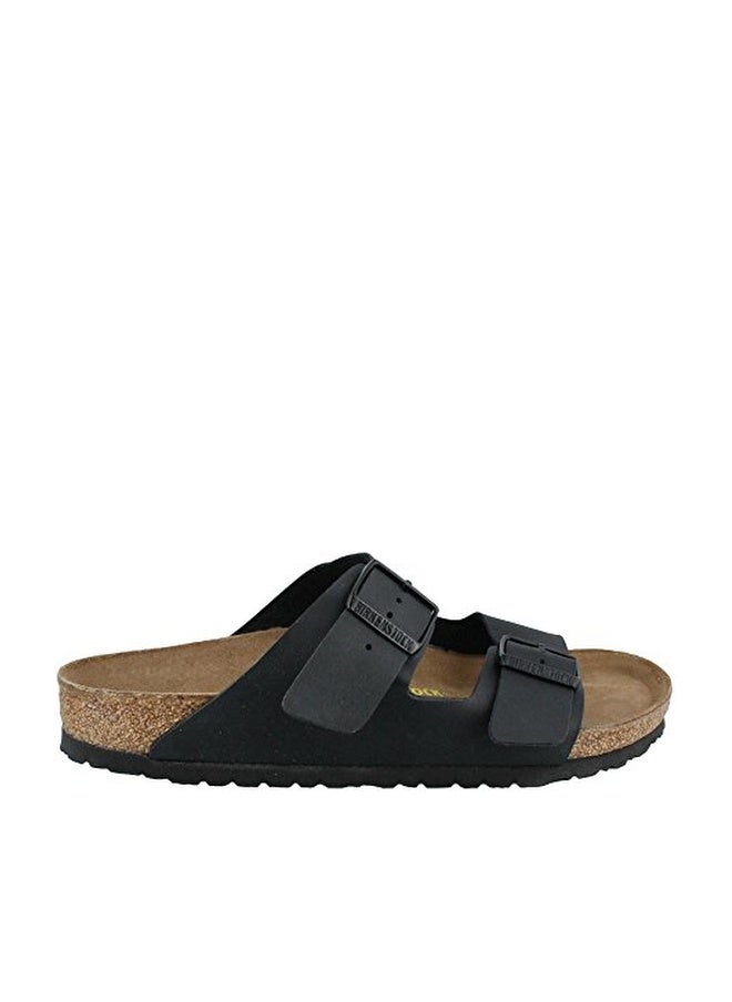 Birkenstock Unisex Arizona Sandals, Black Birko-Flor 42 Regular - Image 1