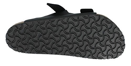 Birkenstock Unisex Arizona Sandals, Black Birko-Flor 42 Regular - Image 4