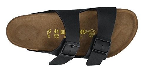 Birkenstock Unisex Arizona Sandals, Black Birko-Flor 42 Regular - Image 3