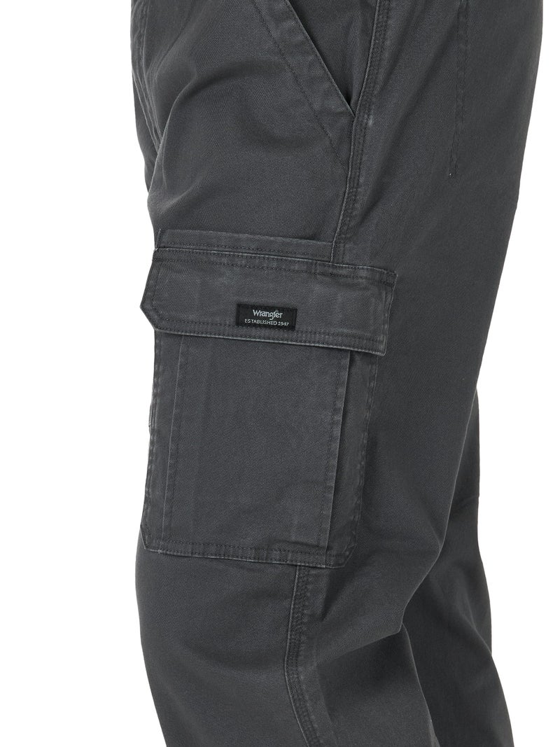 Wrangler Authentics بنطال كارجو مريح من رانجلر، قماش أنثراسايت، 46W x 32L - Image 4