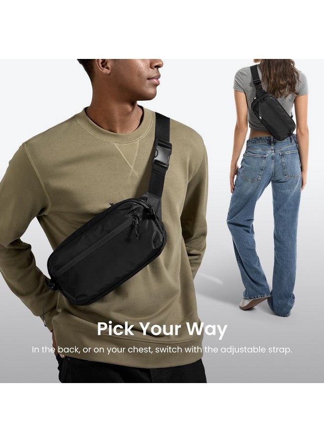 tomtoc 3.5L Sling Bag with RFID Blocking, Crossbody Bag Chest Shoulder Pack for Men and Women, Water-resistant Lightweight Casual Waist Fanny Pack for Travel/Daily Use - Image 5