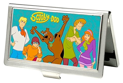 Buckle Down Buckle-Down Business Card Holder - SCOOBY-DOO Group Pose/? Turquoise - Small - Image 5