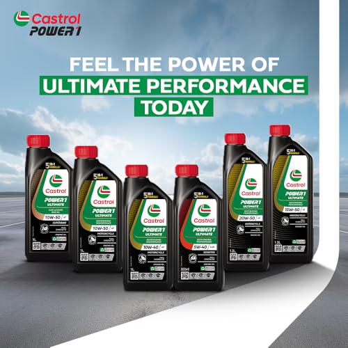 Castrol POWER1 Ultimate Superbike 10W-50 Full Synthetic Engine Oil (API SP, JASO MA2) | Maximum Performance, Instant Acceleration & Extreme Heat Protection | For Superbikes | 1L - Image 4