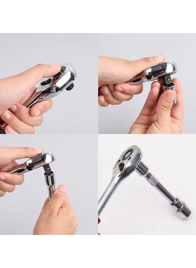 general Wrench Set Socket Wrench 12-Piece Multi-Function Tool Quick Car Repair Kit - Image 3