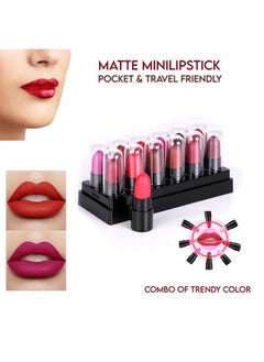 PINNER Matte Mini Long Lasting Pocket Lipstick Set  - Image 4