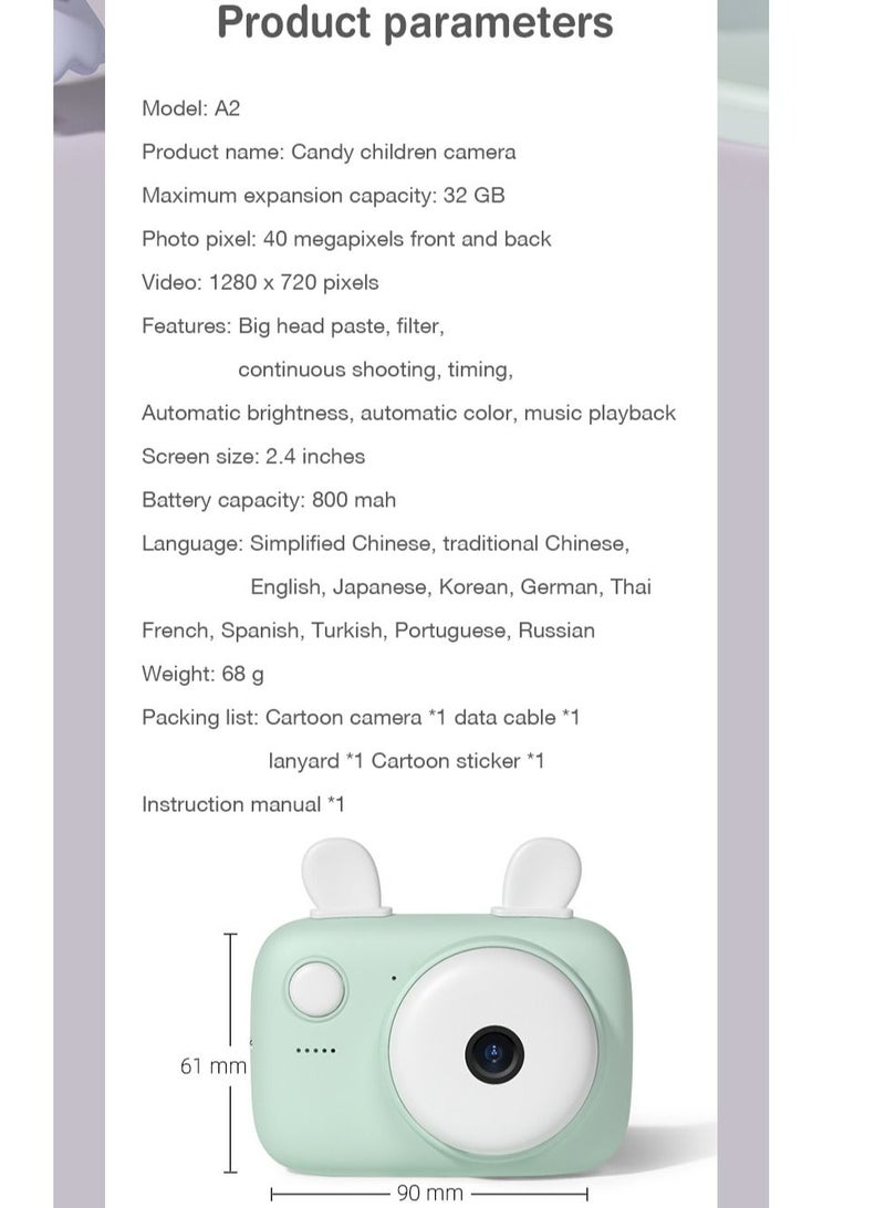 GULFLINK Kids Toy Digital Camera for Child Boys Girls - Image 5