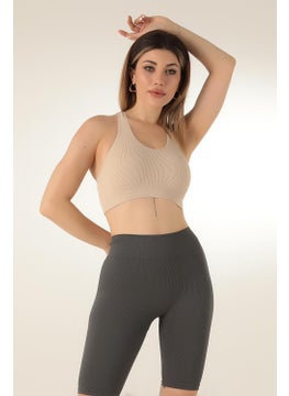 DoReMi Seamless Knitted Cross Strap Bustier  - Image 2
