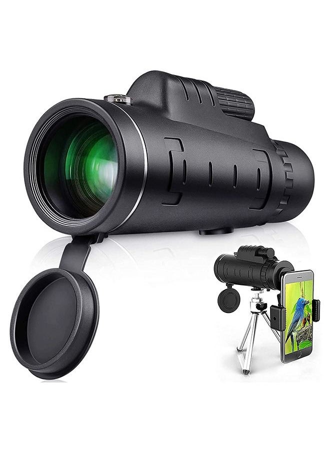 Generic Portable Monocular Telescope With Compass, Mobile Phone Clip And Triangle Support  - Image 2