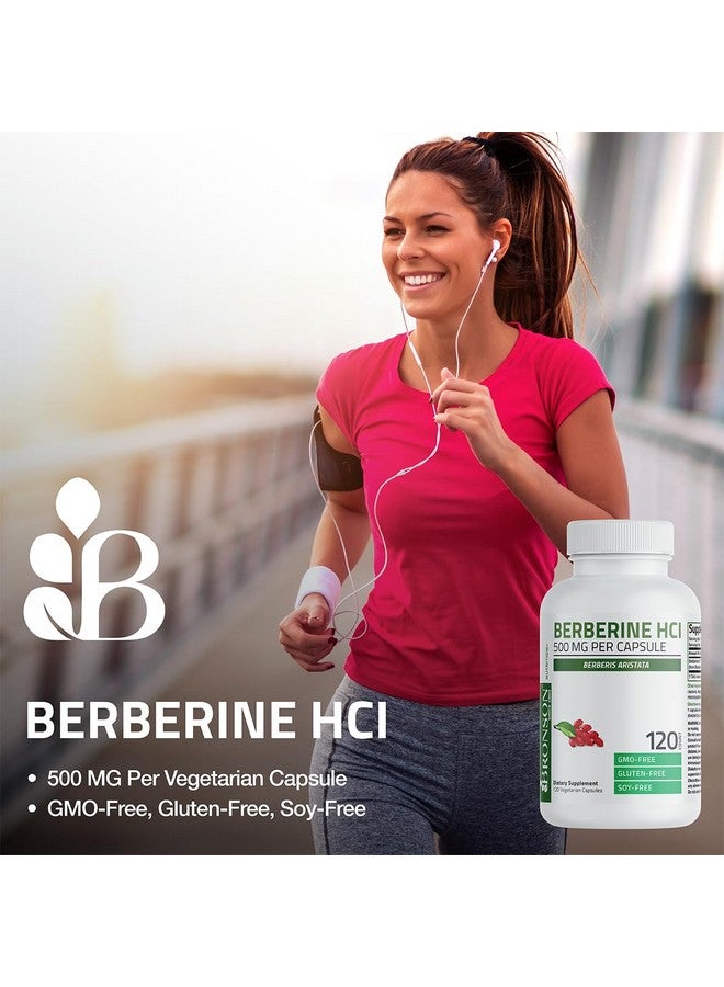 Bronson Berberine As Berberine HCI Berberis Aristata 500mg Per Vegetarian Capsule Non-GMO, 30 Vegetarian Capsules - Image 3