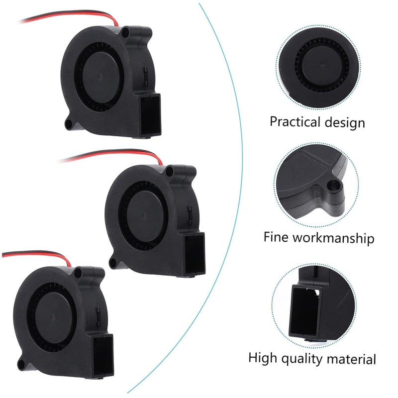 Angoily 3pcs Printer Cooling Fan Blower Compact Design for Cooling of Hot Ends Extruders Prints Construction for Performance - Image 5