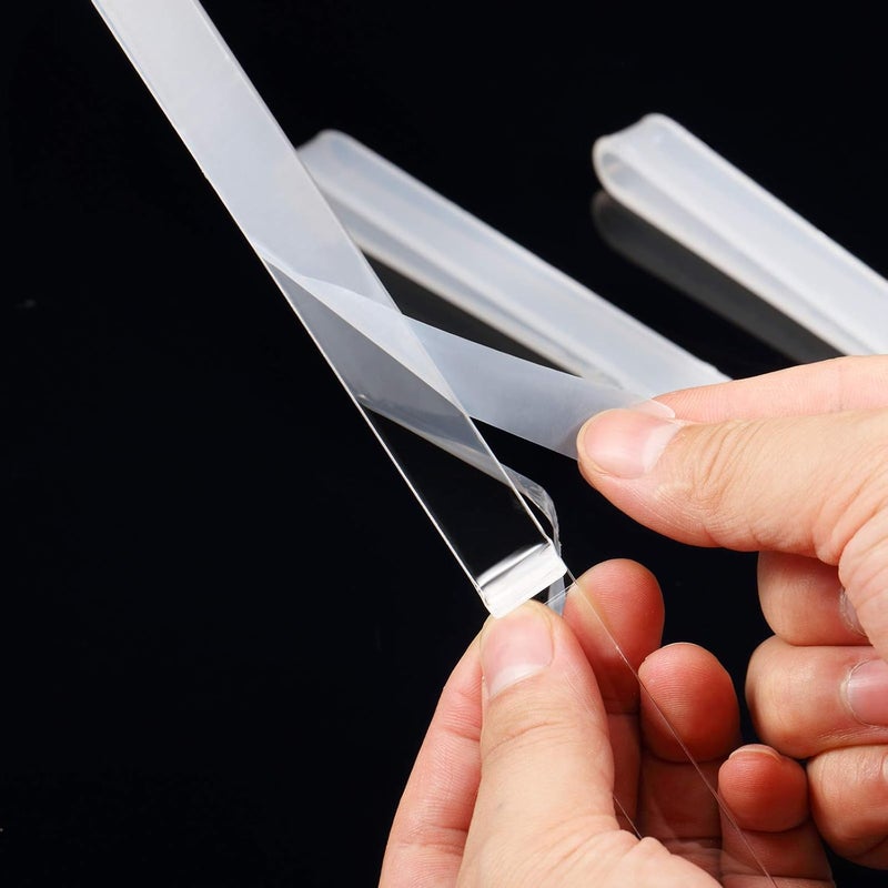 eBoot eBoot 8 Pieces Music Stand Clips Music Stand Page Holder Transparent Sheet Holder Clear Acrylic Read Clip for Wind for Musician Outdoor  - Image 3