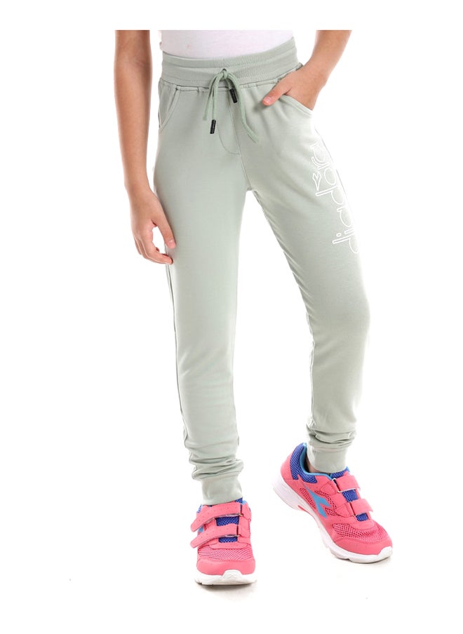 DIADORA - Printed  Girls Cotton Sweatpant - Image 1