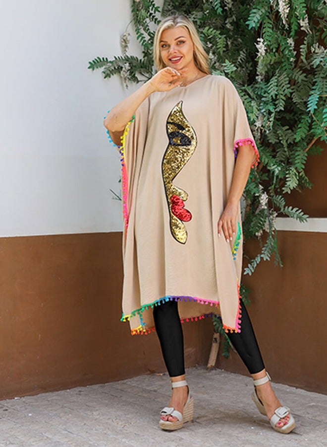 Zmurud Crepe Blouse -Embroidered  - Image 1