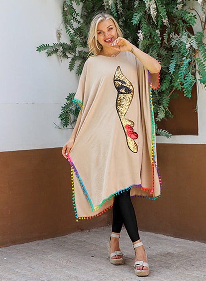 Zmurud Crepe Blouse -Embroidered  - Image 2