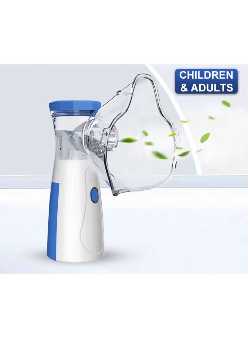 OSALIA Portable Mesh Nebulizer Machine for Adults & Kids – Handheld Silent Inhaler with Mask & Mouthpiece, USB Rechargeable Ultrasonic Nebulizer for Asthma, Cough & Respiratory Relief - Image 1