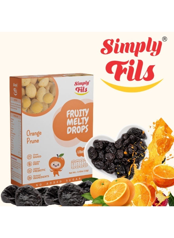 Simply Fils قطرات فواكه ذائبة برتقالية وخوخ - Image 2