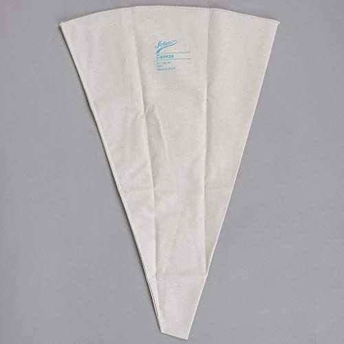 Ateco 3221 21" Canvas Pastry Decorating Bag - Durable Heat Resistant Canvas, Hemmed Tip, French Seamed Sid - Image 2