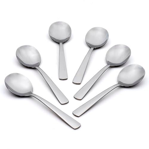 Oneida Aptitude Soup Spoons - Set Of 6 - Image 1