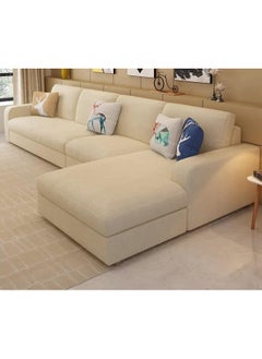 Modern Nordic Luxury Office Sofa Set with Cotton Linen Fabric Sectional Couch For Living Room (Left, Beige) - pzsku/Z8B63CBF774AB8686B177Z/45/_/1725442945/61eb4bb5-50e0-4da9-bac1-82d457fd66a2