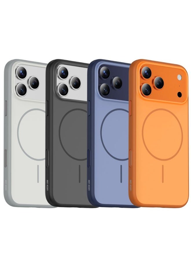 GREEN LION iPhone 17 Pro MagSafe Case Patric with Premium Matte Finish & Metal Buttons / Camera Protection / Comfortable Grip / Anti-Yellowing Back Cover / Drop Protection / Anti-Fingerprint / Oil Resistant - Silver - Image 3