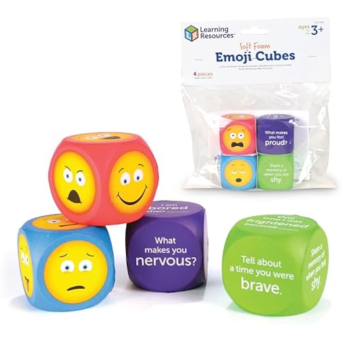 ZORBITZ SOFT FOAM EMOJI CUBES - Image 1