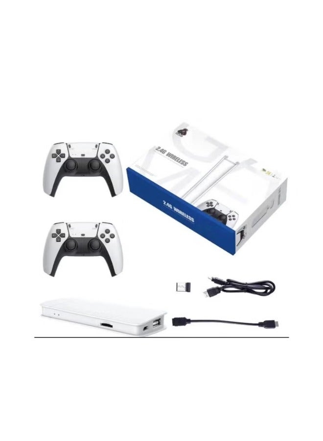 Portable M15 2.4G TV Video Game Console 2.4G Double Wireless Controller Gaming Stick 4K 20000 games 64GB Retro games For PS1/GBA - Image 1