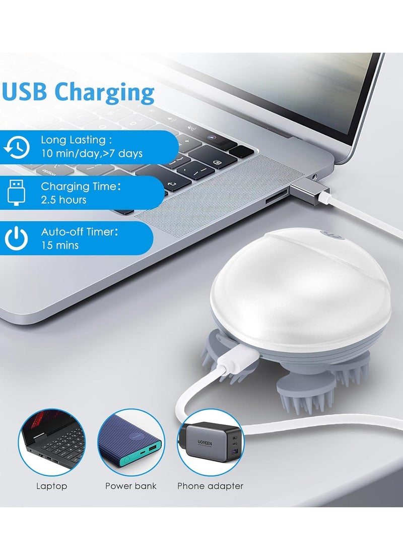 general Handheld Pet Massager for Dogs and Cats Electric Cat and Dog Massage Tool - Head and Back Scratcher for Relieving Tension, Tight Muscles and Stiffness with Four Rotating Massage Heads - Image 5