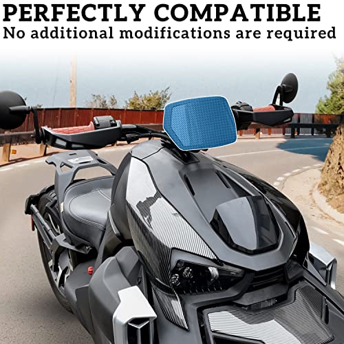 SAUTVS Carbon Fiber Pattern Plastic Gauge Spoiler Kit for Can-Am Ryker 600 900 Sport Rally All Models Accessories, Replace #219400818 - Image 5