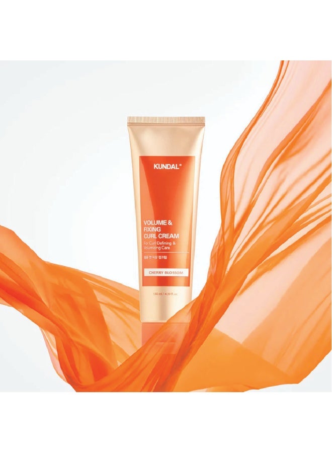 Kundal Volume & Fixing Curl Cream - Cherry Blossom 130ml - Image 2