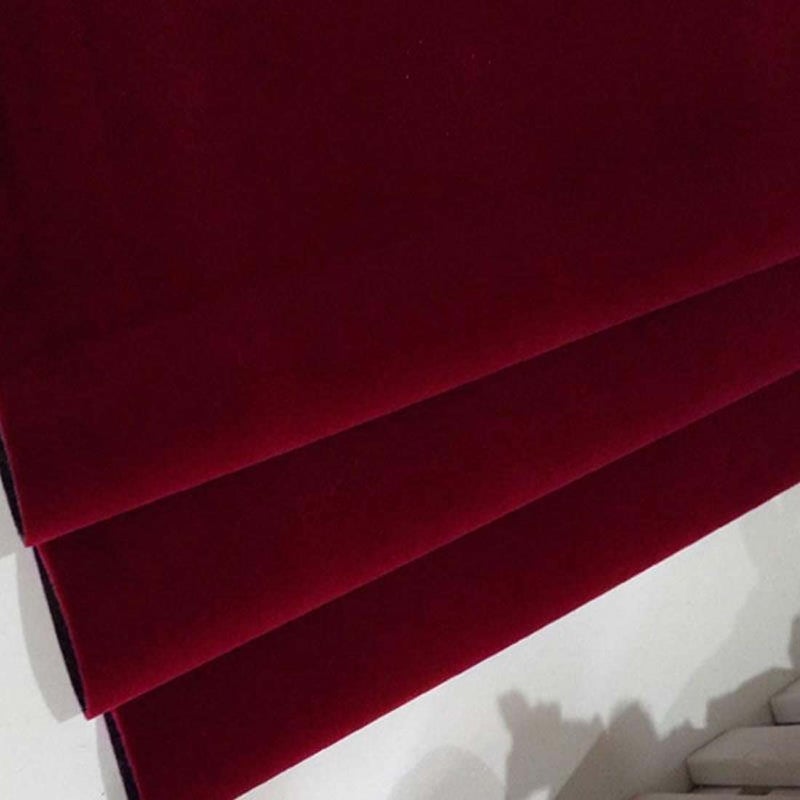 Waddllcor Self Adhesive Velvet Flock Contact Paper Liner for Jewelry Drawer 17.7" x 117" Craft Fabric Peel and Stick, Soft Velvet Liner for Drawer DIY (Maroon Color) - Image 2