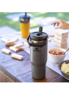 Stanley IceFlow 0.88L Straw Water Bottle – Keeps Drinks Cold for 12+ Hours – Leakproof Stainless Steel – BPA-Free Travel Mug – Durable, Easy-Carry Design for Active Lifestyles – Perfect for Gym, Office, and Outdoor Adventures  - Image 4