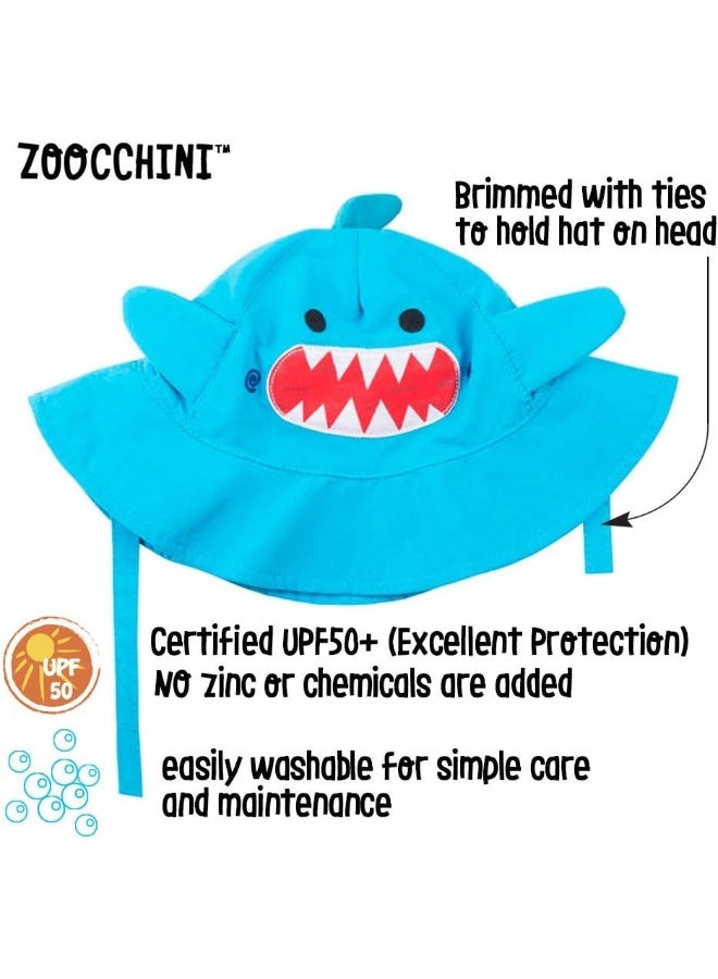 ZOOCCHINI UPF 50+ Baby Sun Hat – Polyester, Chlorine & Water Resistant, BPA-Free - Image 3