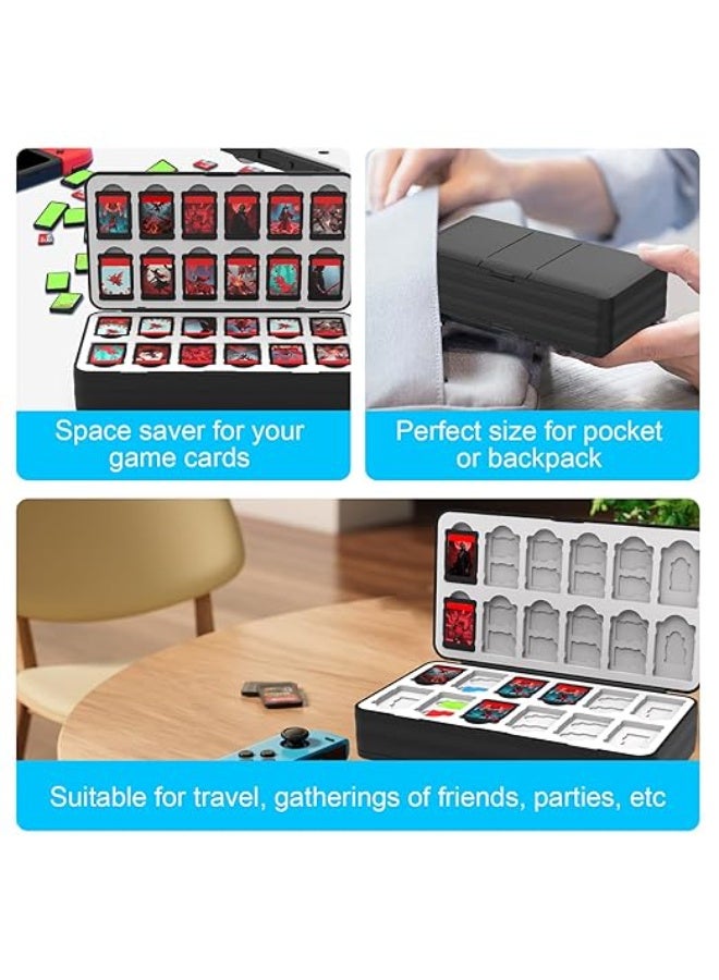 64 Game Holder Cartridge Compatible for Switch Game Cards , Compact & Portable Game Storage Box  - Image 4