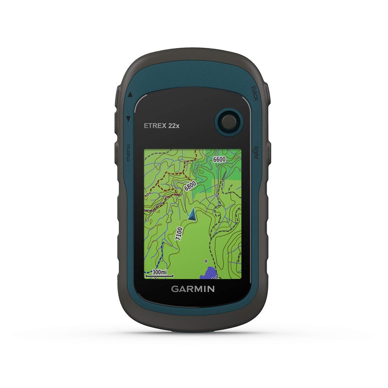 GARMIN جارمن 010-02256-00 eTrex 22x، جهاز تحديد المواقع اليدوي المتين، أسود/أزرق - Image 1