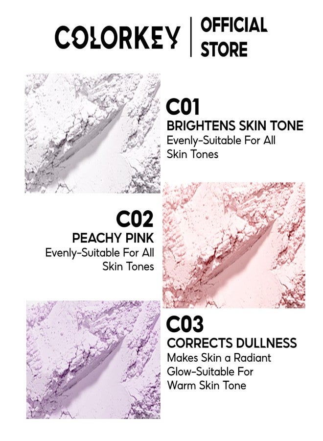 Colorkey Original Setting Loose Powder， Matte Finish, Long-lasting, Oil-control, Waterproof, Sweat-proof, Non-cakey, Natural Look, Sets Makeup, Evens Skin Tone (C02, Normal) - Image 4