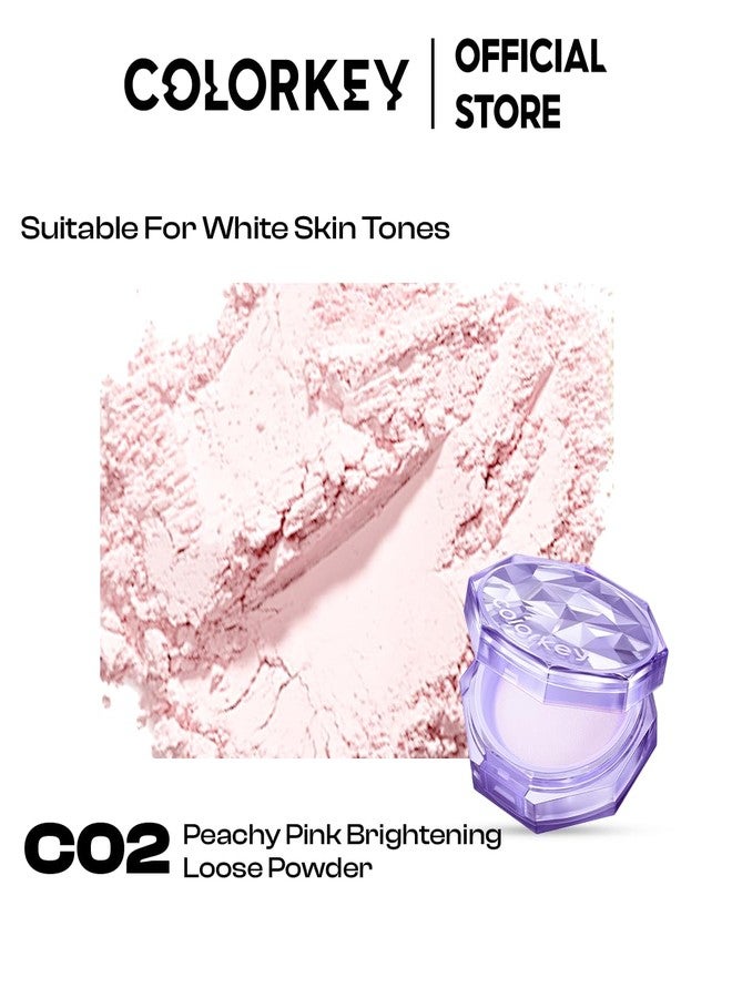 Colorkey Original Setting Loose Powder， Matte Finish, Long-lasting, Oil-control, Waterproof, Sweat-proof, Non-cakey, Natural Look, Sets Makeup, Evens Skin Tone (C02, Normal) - Image 2