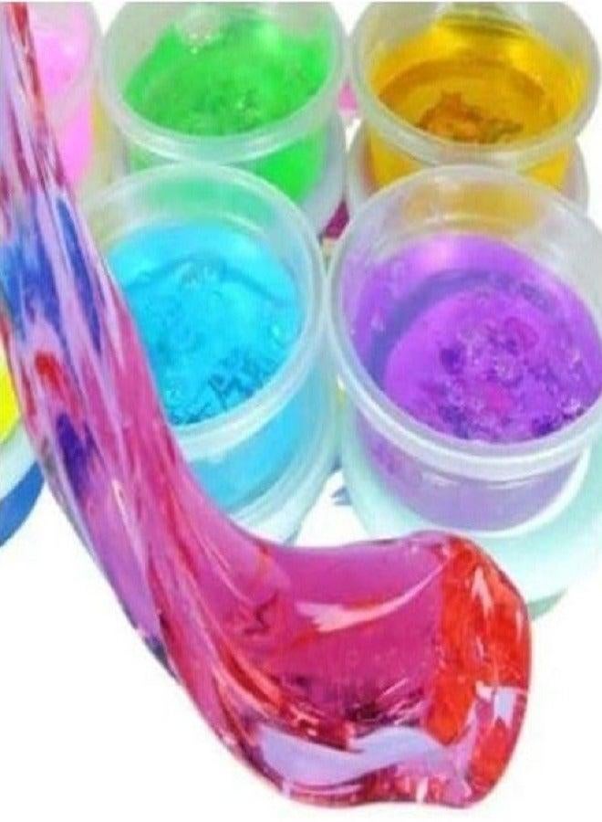 Slime 12 Pieces Of Crystal Mud Slime MultiColored - Image 4