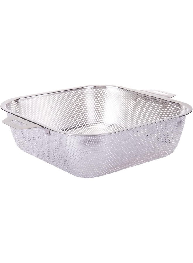 AKDC Steel Strainer 25Cm X 32Cm X 8Cm Silver - Image 2