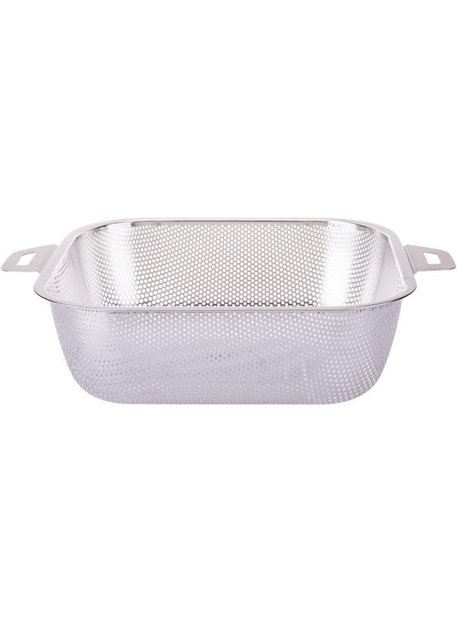 AKDC Steel Strainer 25Cm X 32Cm X 8Cm Silver - Image 1