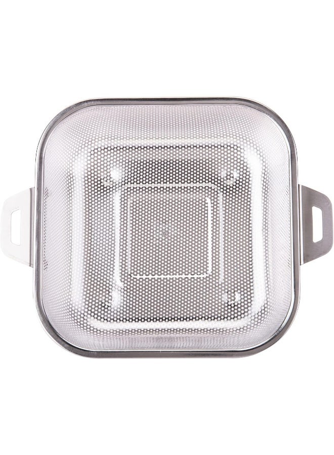 AKDC Steel Strainer 25Cm X 32Cm X 8Cm Silver - Image 3