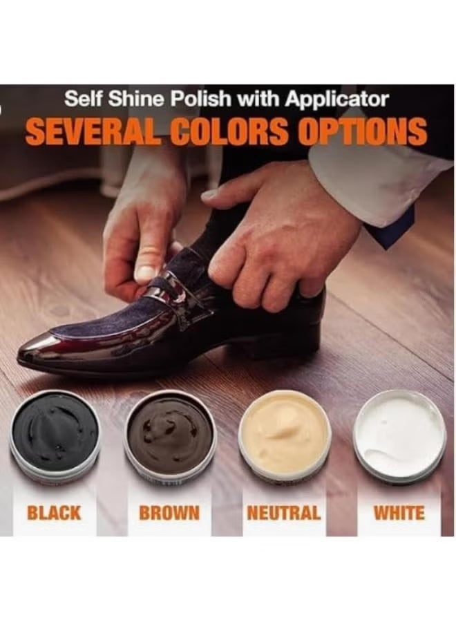 Silver Cream polish for shoes and all types of leather, transparent, 50 ml. - Image 3