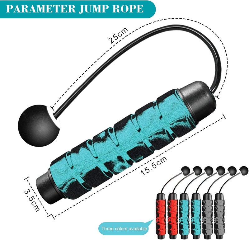 Redify Weighted Cordless Jump Rope for Fitness[Suitable for Different Ages and Levels] Ropeless Jump Rope for Boxing MMA WOD Training, BOD Rope Beachbody MBF,High Speed Rope Skipping for Narrow Space - Image 3