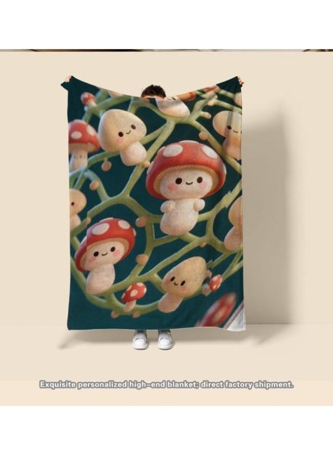 general Baby and children's cartoon flannel thin blanket (warm and comfortable, suitable for sleep, game use) 70cm*100cm - Image 3