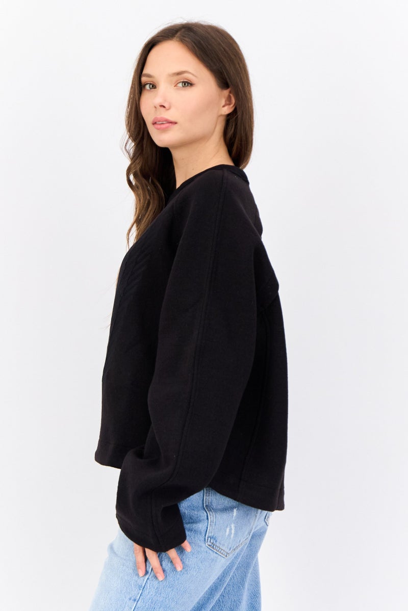 Adidas Adidas Y-3 By Yohji Yamamoto Women Sportswear Fit Outdoor Sweatshirt, Black  - Image 2