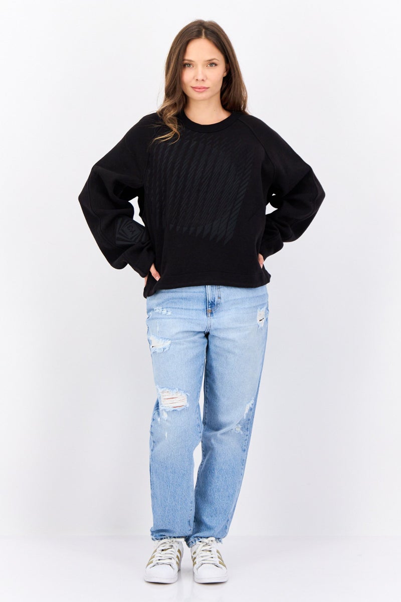 Adidas Adidas Y-3 By Yohji Yamamoto Women Sportswear Fit Outdoor Sweatshirt, Black  - Image 4
