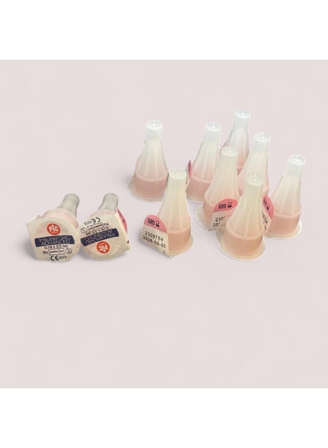 بيك سولوشن سنون  بيك لقلم الانسولين مقاس 3.5,مناسب للأطفال والكبار -عبوة من 10 قطع - Image 1