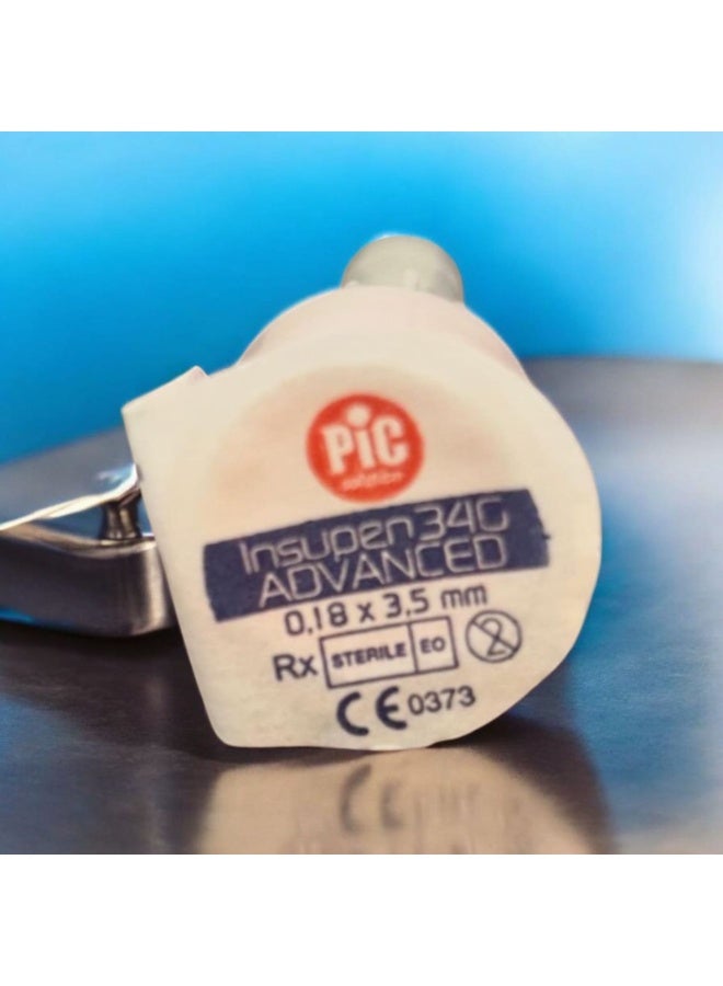 بيك سولوشن سنون  بيك لقلم الانسولين مقاس 3.5,مناسب للأطفال والكبار -عبوة من 10 قطع - Image 3